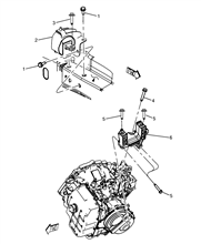 10003-010 ENGINE  SUPPORT