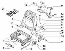 70601-020 FRONT SEAT FRAME