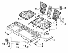 70613-020 REAR SEAT FRAME