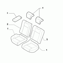 70615/03 REAR SEAT LINING