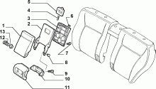 70613/00 REAR SEAT