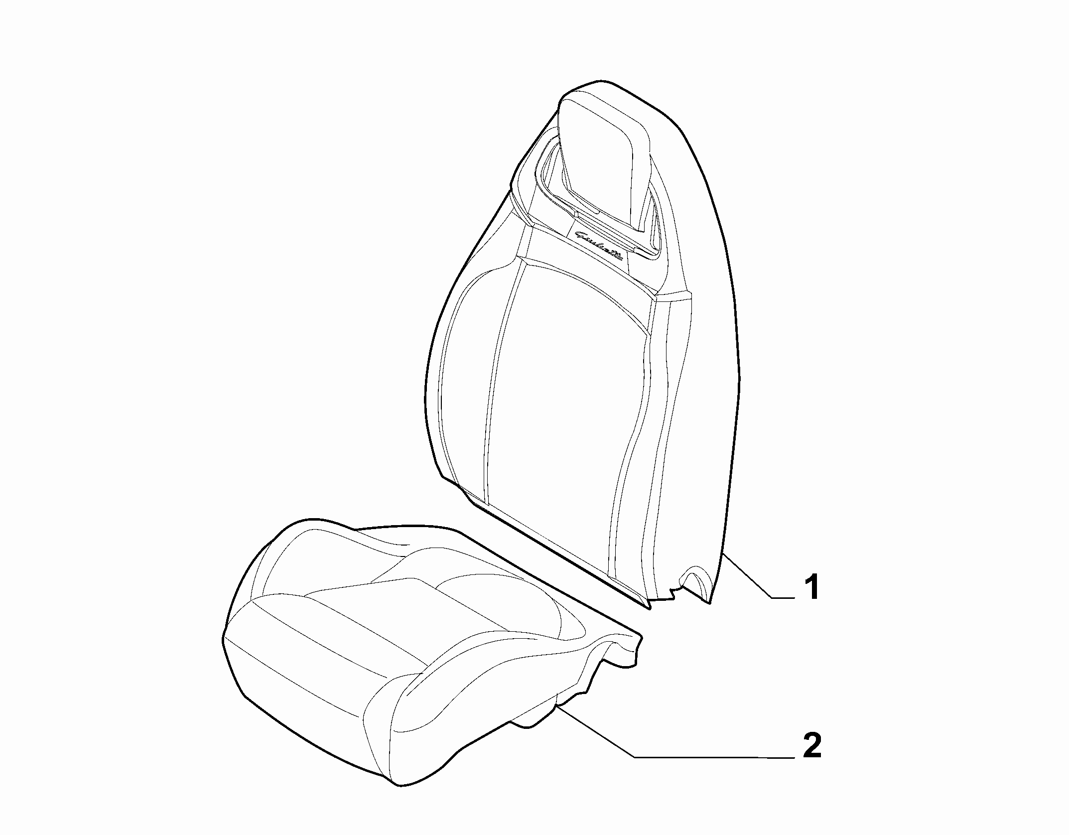 70601-010 FRONT SEAT PADDING
