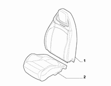 70601-010 FRONT SEAT PADDING
