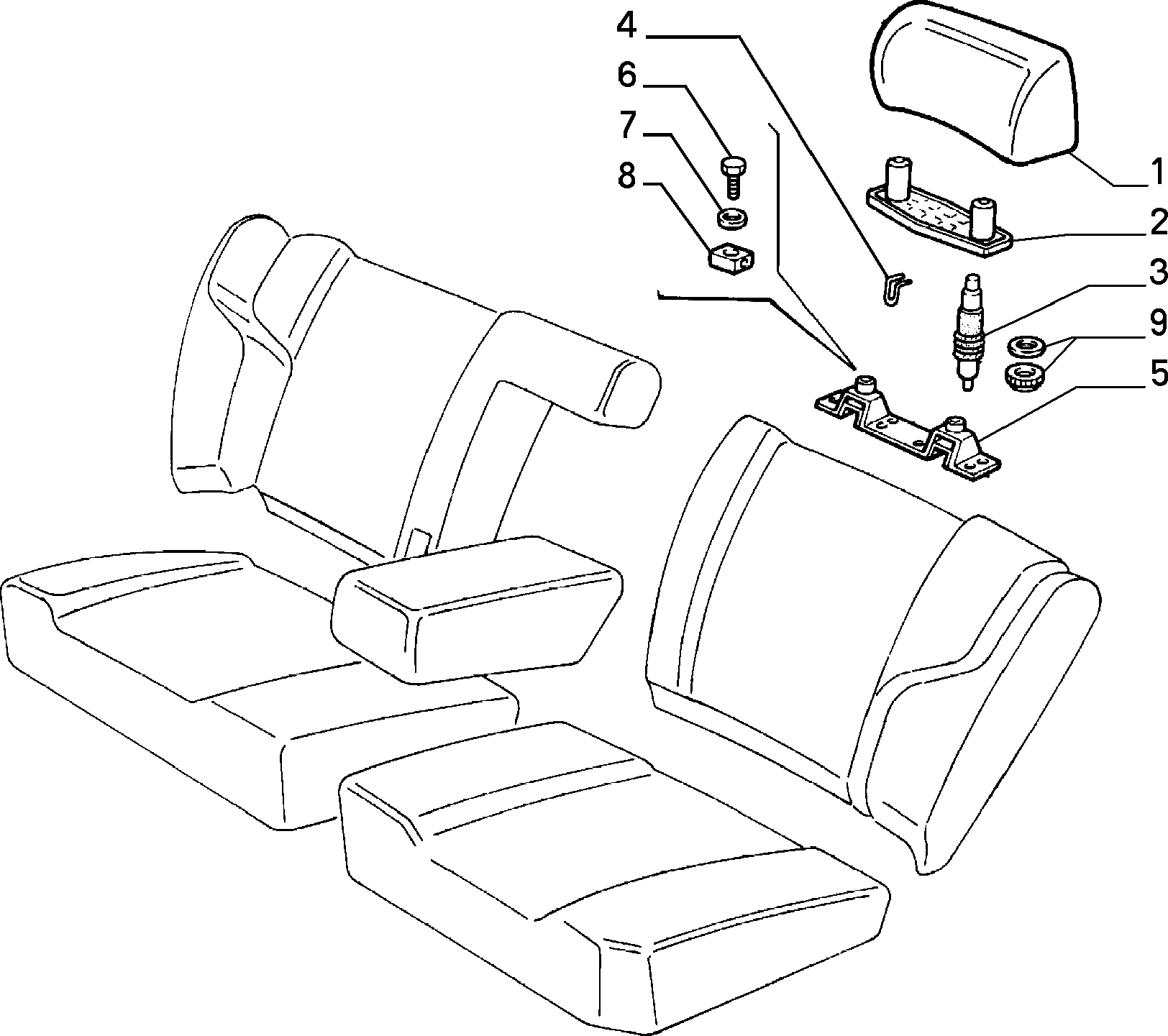 70613/02 REAR SEAT