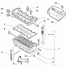 10101-020 CYLINDER HEAD AND GASKETS
