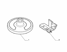 55527-040 CABLE SET FIXINGS ON MOVING PARTS