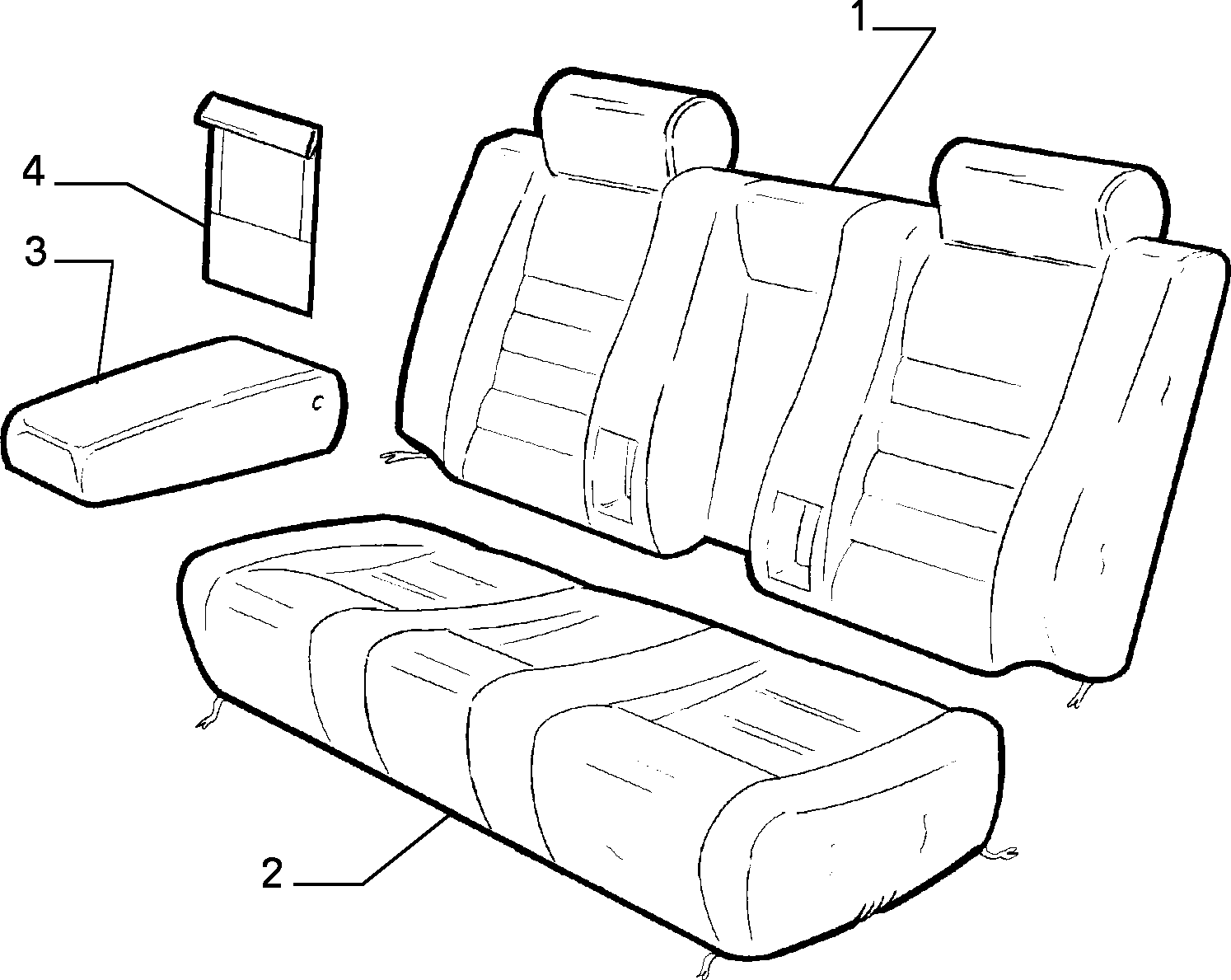 70615/01 REAR SEAT LINING
