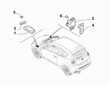 55502-030 REMOTE CONTROL TPMS AND AERIAL