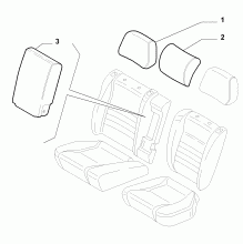 70615/09 REAR SEAT LINING