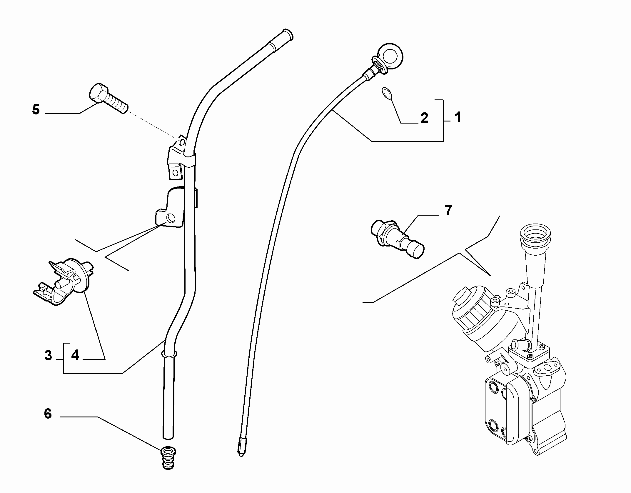 10301-060 DIP STICK, CAP, TRANSMITTER AND PRESSURE ROD