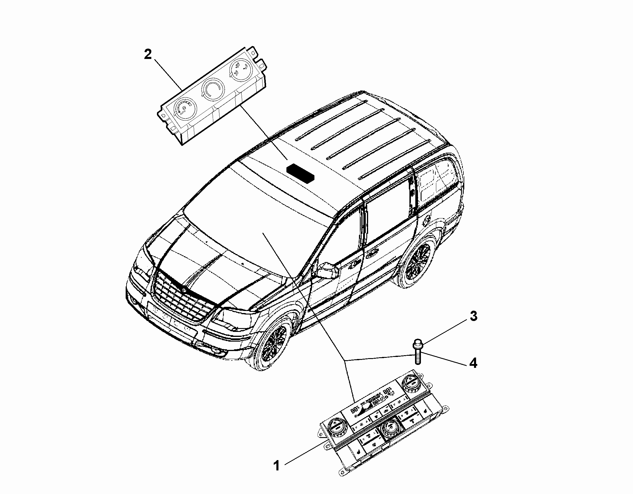 50101-020 HEATER/AIR CON