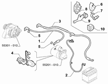55300-040 BATTERY HARNESS