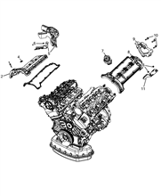 10101-030 CYLINDER HEAD AND GASKET COVERS