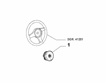 55508-010 DRIVERS AIRBAG
