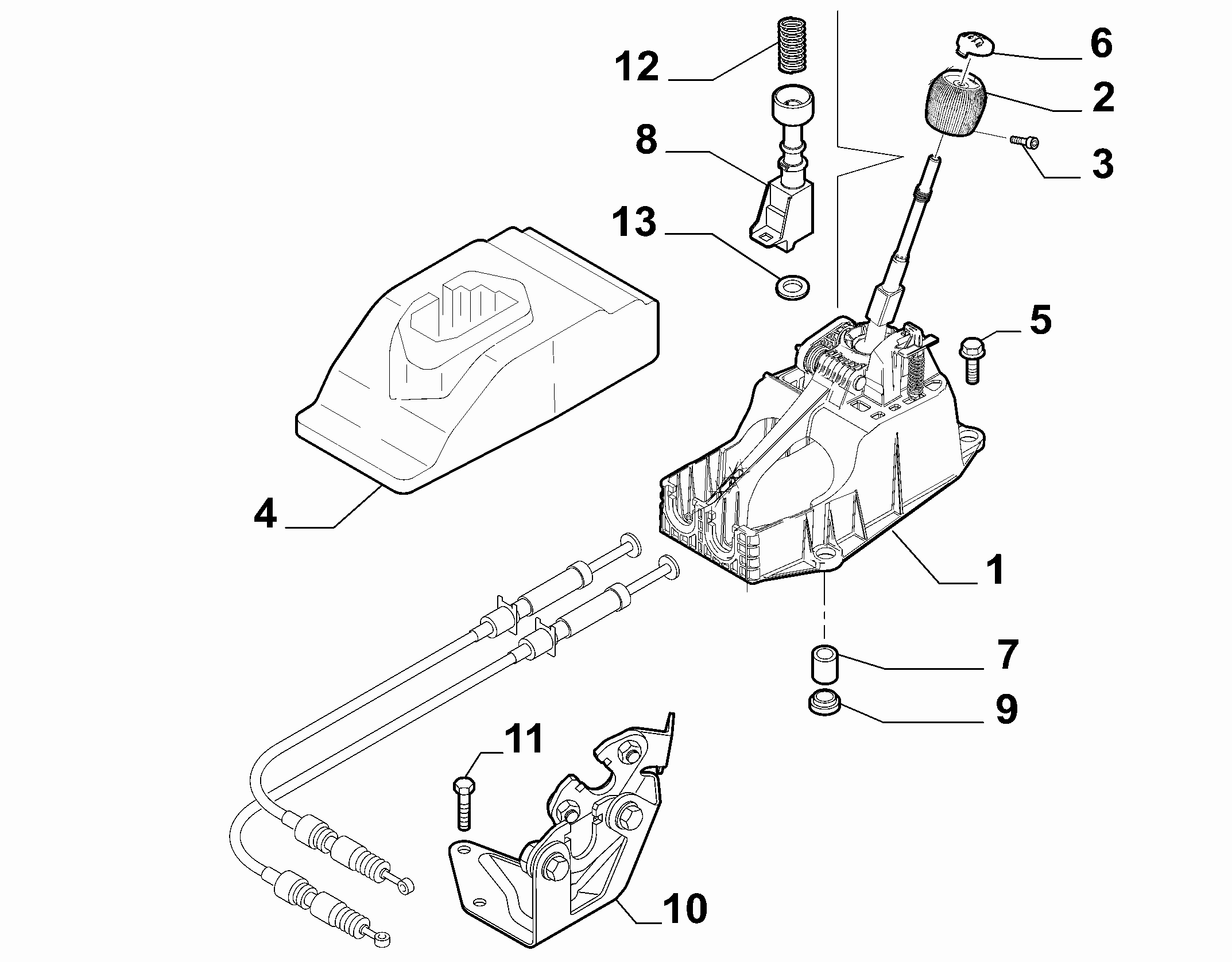 21221-010 GEAR STICK