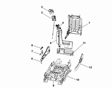 70601-022 PASSENGER SEAT FRAMES