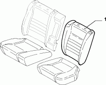 70615/02 REAR SEAT LINING