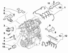 10226-040 ENGINE HARNESS AND SUPPORTS
