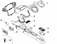 70504-040 COVERS  -  BEZELS - AIR DIFFUSER