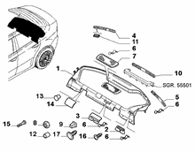 70523-070 PARCEL SHELF
