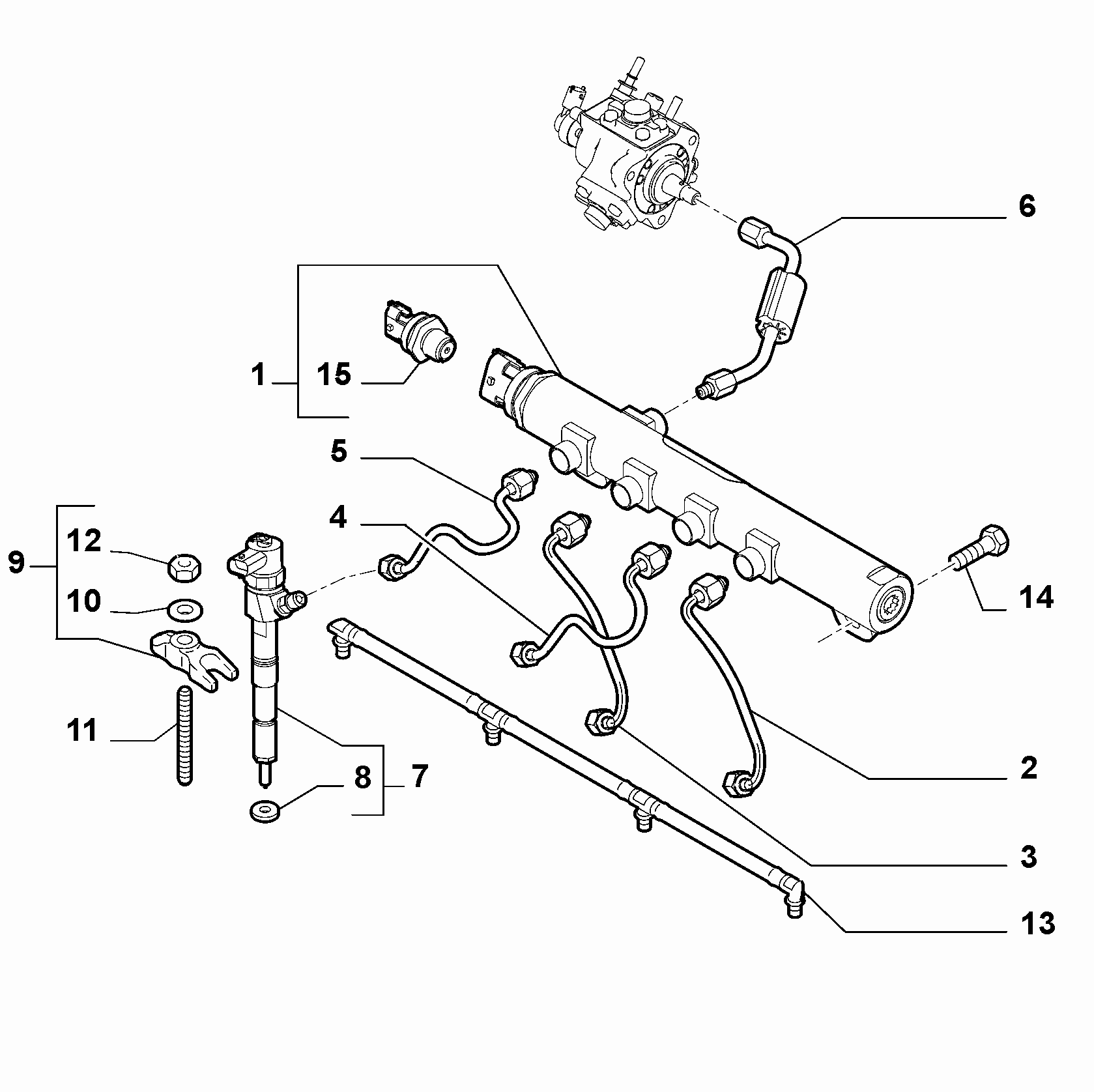 10226-020 HYDRAULIC COUNTER AND INJECTORS