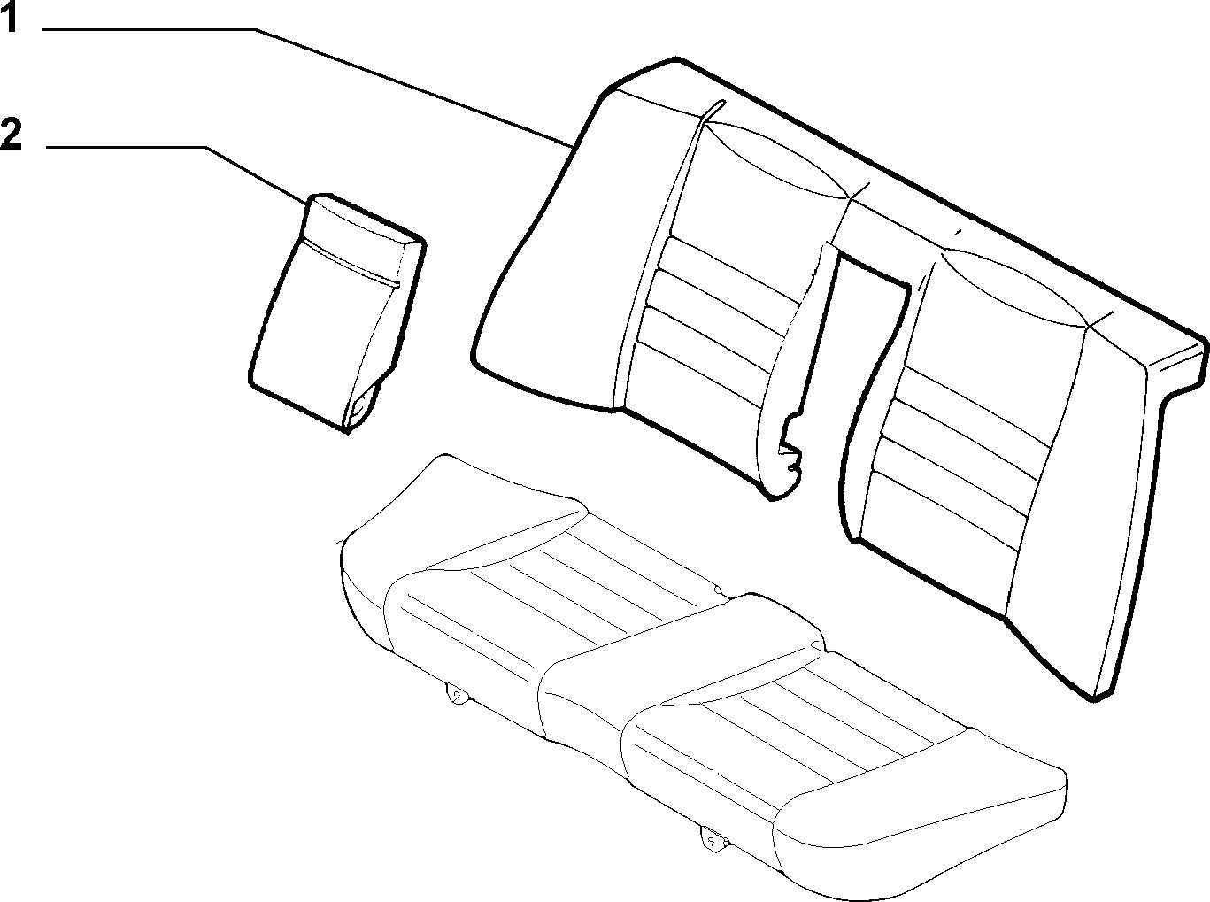 70615/00 REAR SEAT LINING