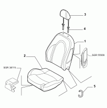 70601-010 FRONT SEAT PADDING