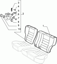70613/01 REAR SEAT