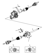 27402-010 ПОЛУОСИ ДИФФЕРЕНЦИАЛА 