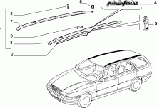 70712/00 НАРУЖНЫЕ НАКЛАДКИ И УПЛОТНИТЕЛИ 