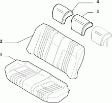 70615/00 REAR SEAT LINING