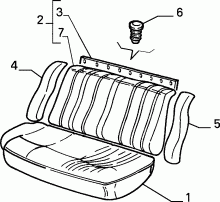 70613/01 REAR SEAT