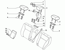 70613/01 REAR SEAT