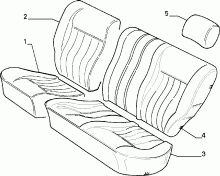 70615/06 REAR SEAT LINING