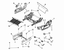 70601-022 PASSENGER SEAT FRAMES