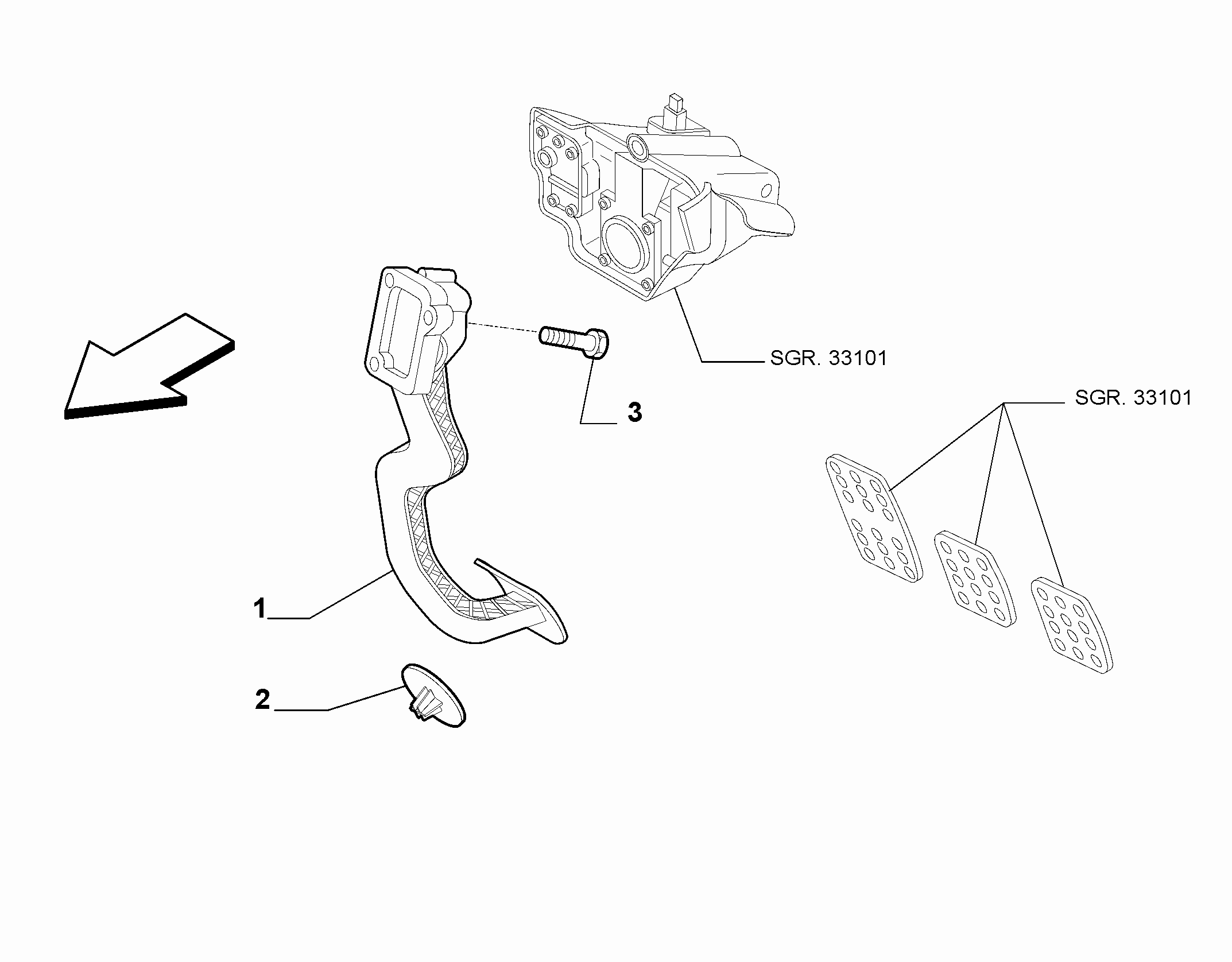 10222-010 ACCELERATOR PEDAL COMMAND