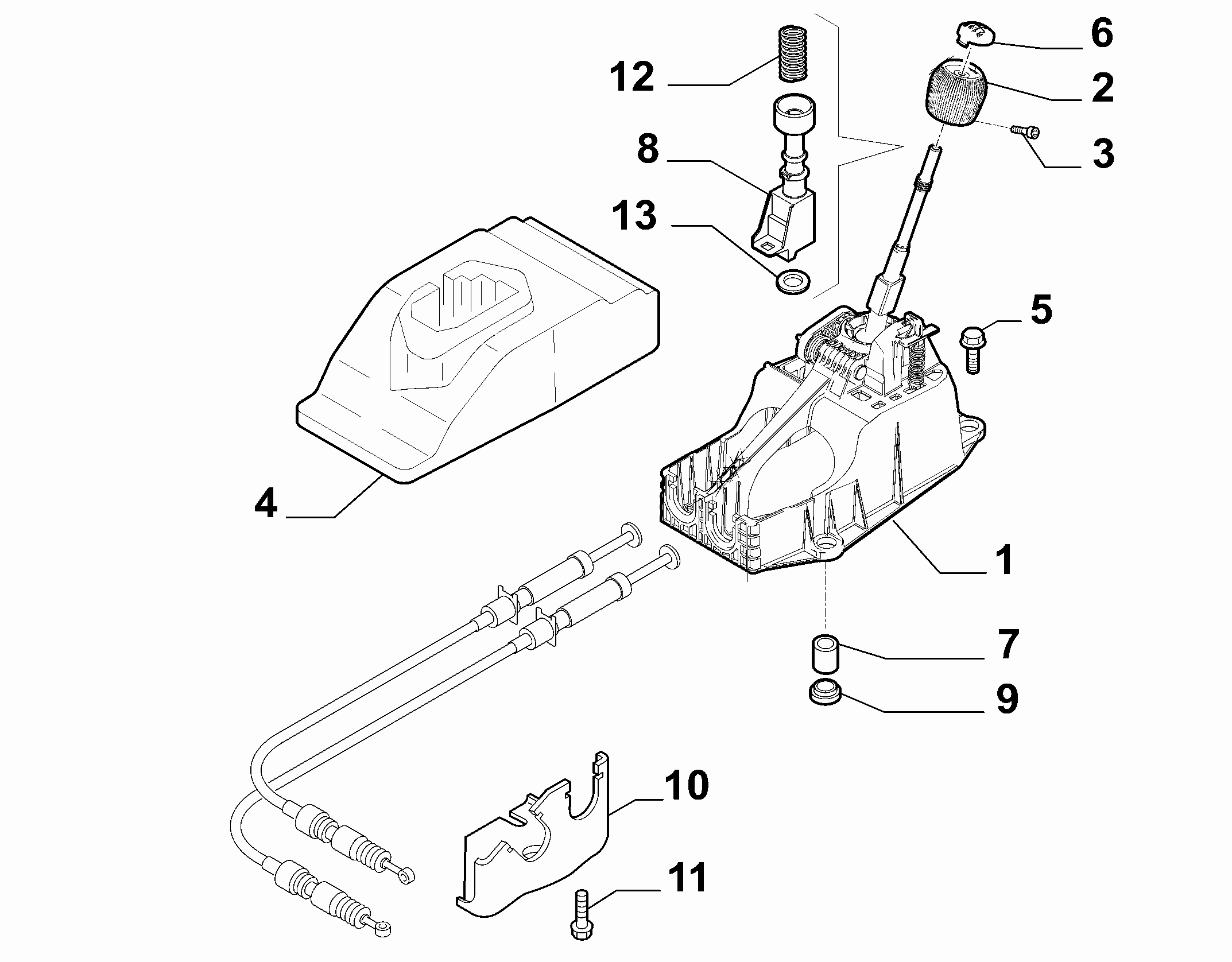21221-010 GEAR STICK