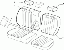 70615/03 REAR SEAT LINING