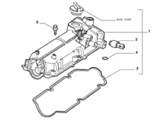 10101-030 CYLINDER HEAD AND GASKET COVERS