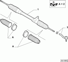 50530491 РУЛЕВАЯ РЕЙКА