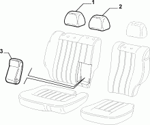 70615/00 REAR SEAT LINING