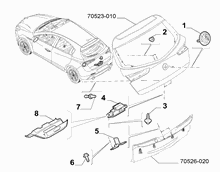70148-020 BONNET LOCK