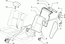 70613/01 REAR SEAT