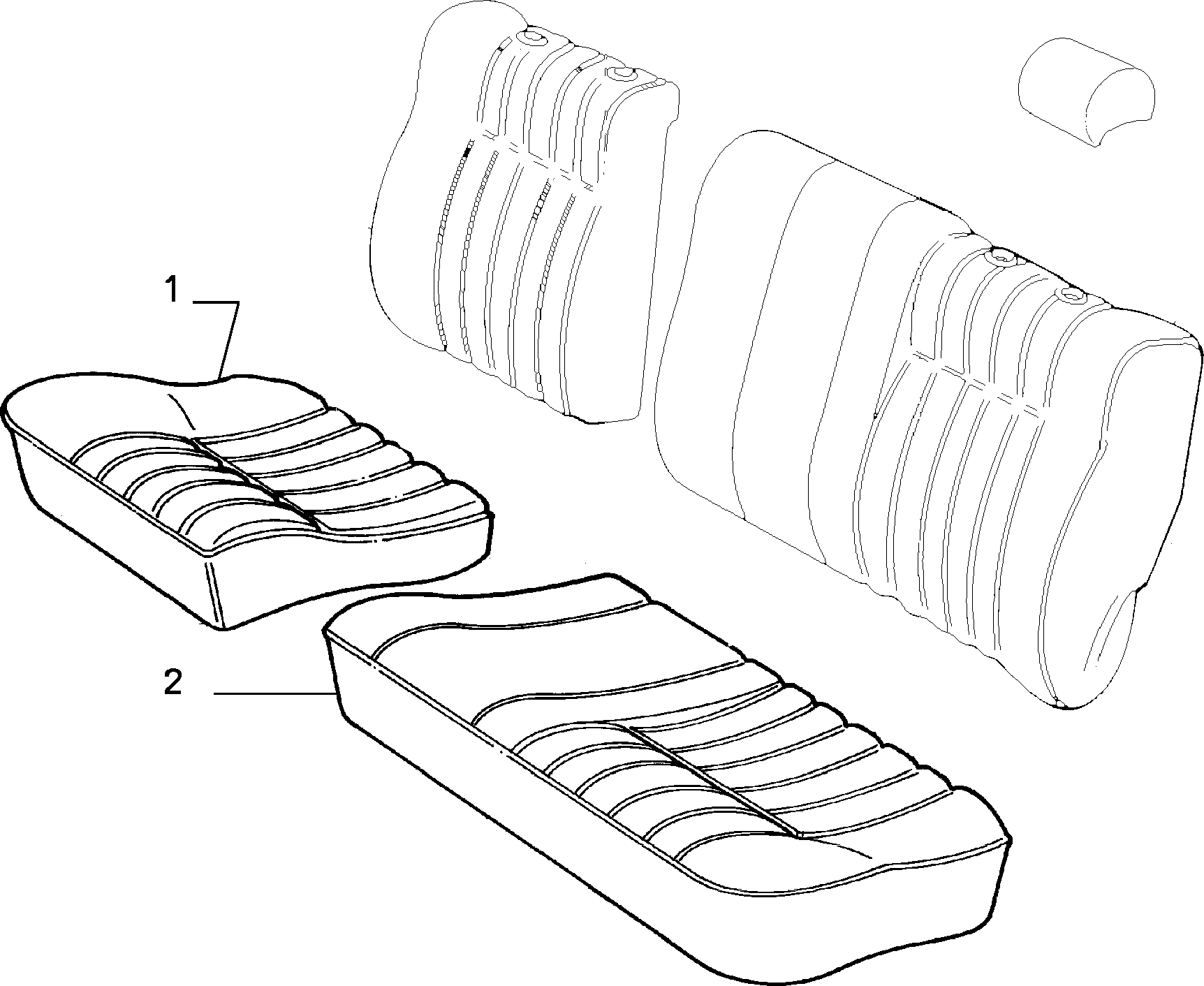 70615/01 REAR SEAT LINING