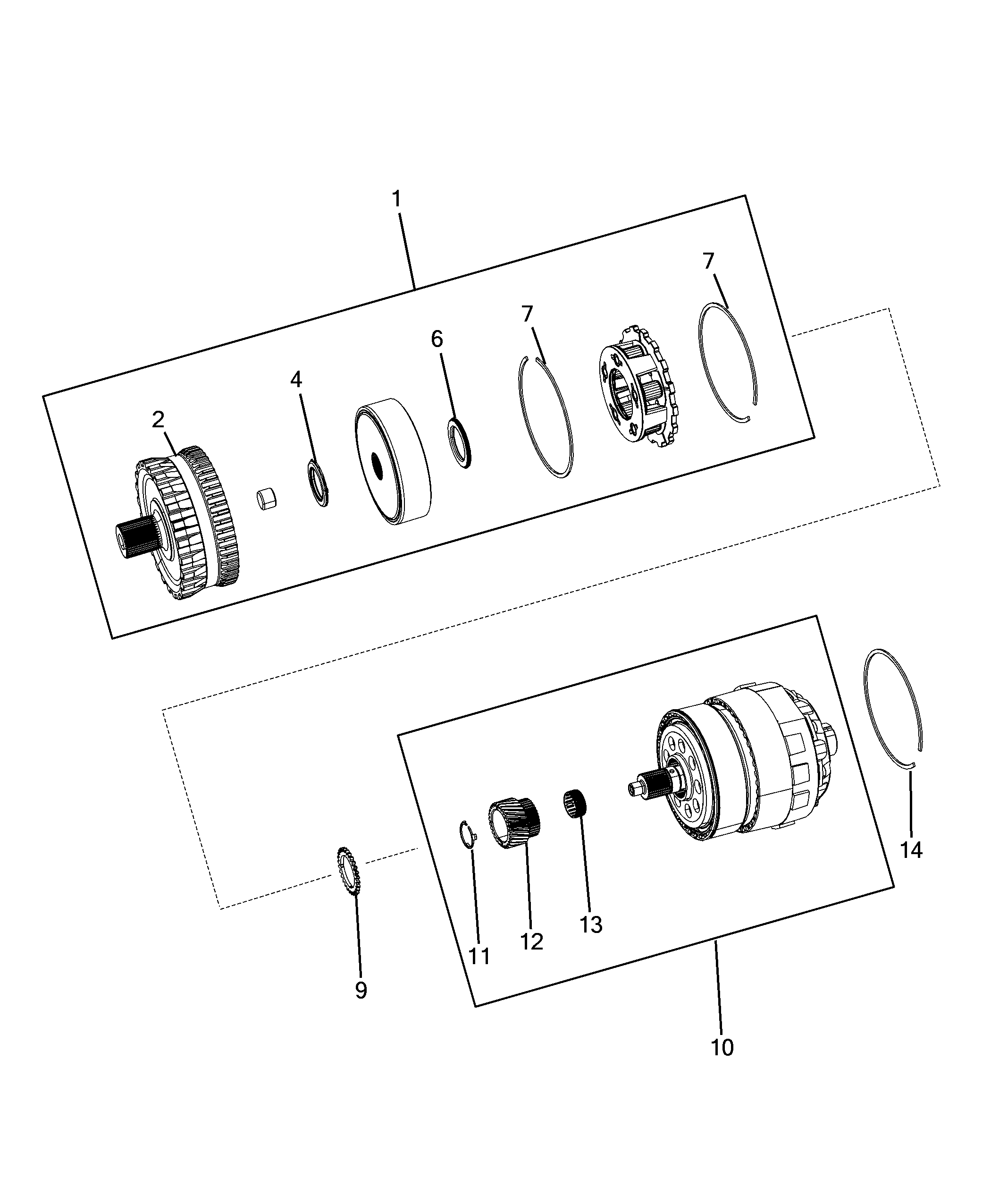 21201-090 AUTOMATIC TRANSMISSION GEAR UNIT
