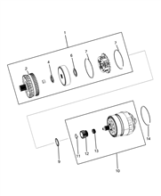 21201-090 AUTOMATIC TRANSMISSION GEAR UNIT