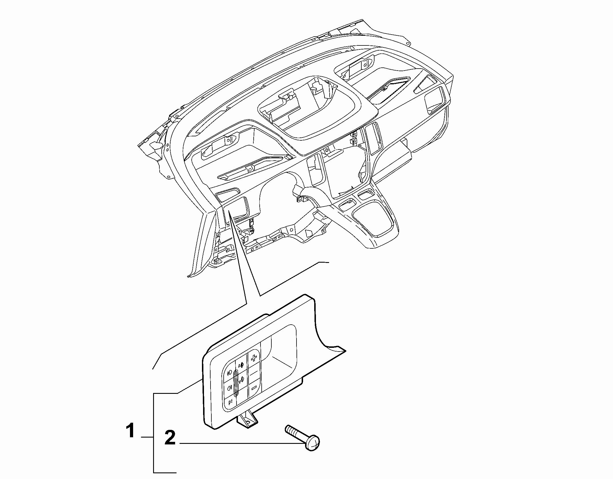 55503-020 DASHBOARD SWITCH