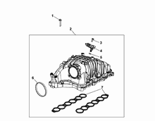 10255-010 INTAKE MANIFOLD AND BUTTERFLY CLIPS