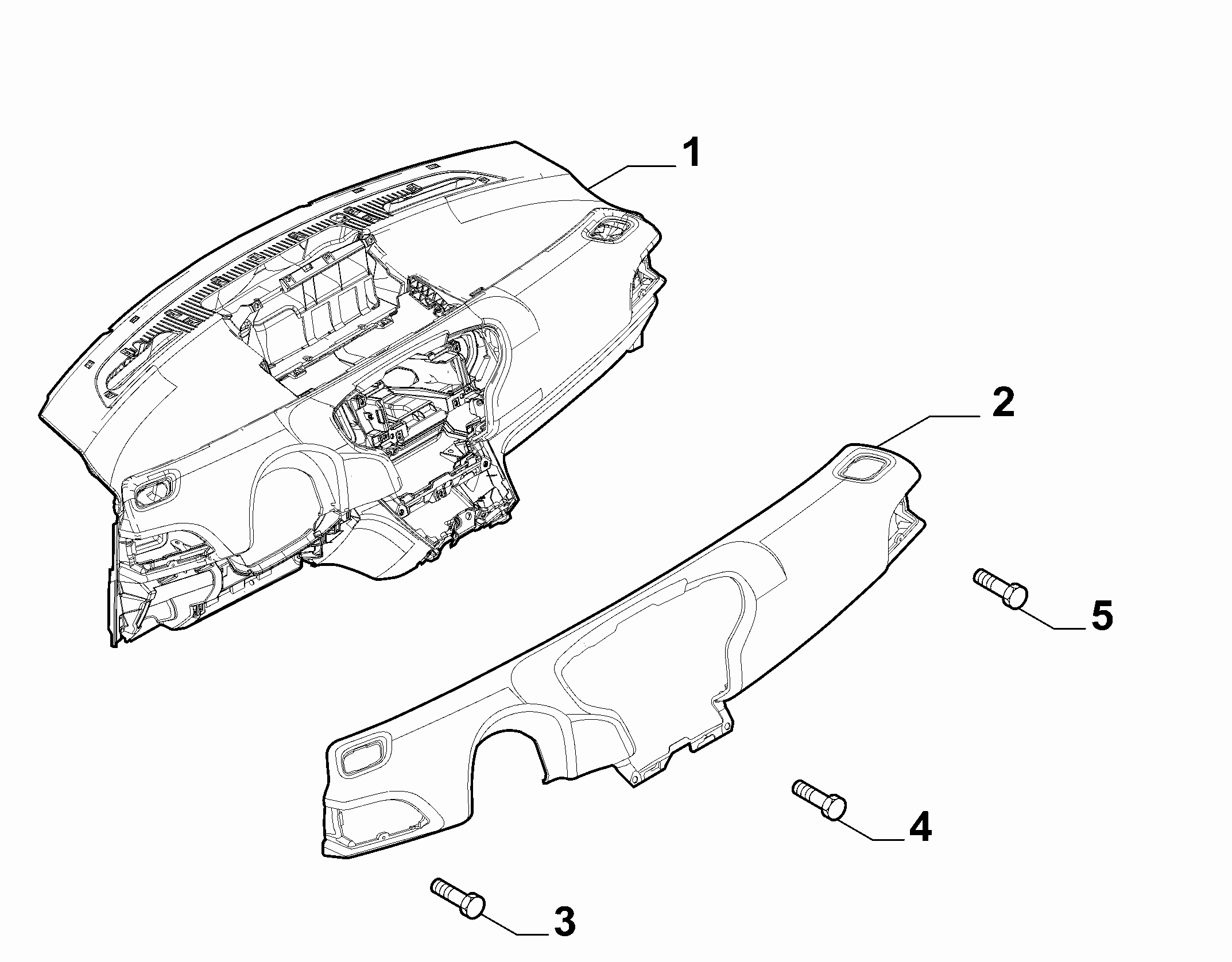 70502-010 DASHBOARD INSTRUMENT HOLDER