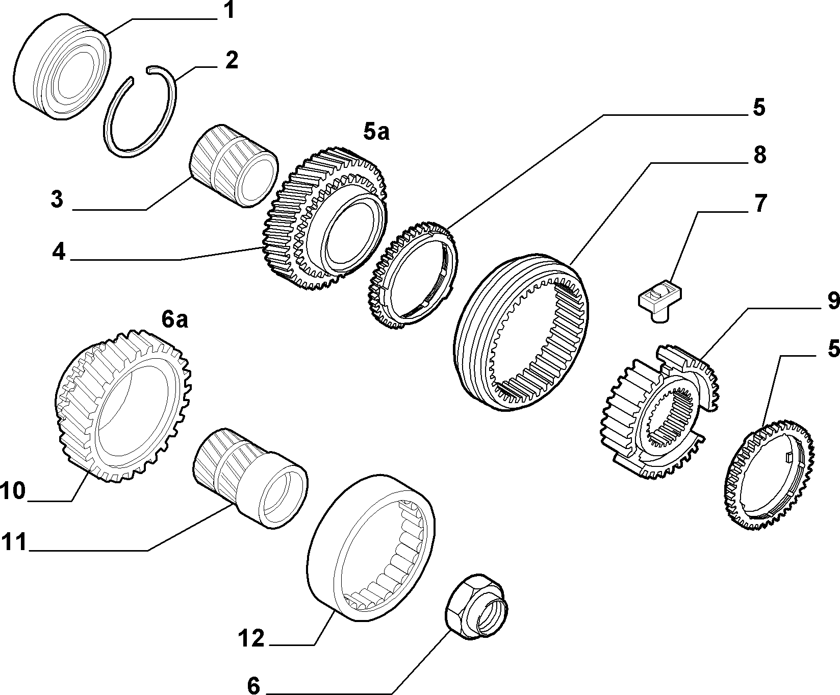21215-020 GEAR CABLE